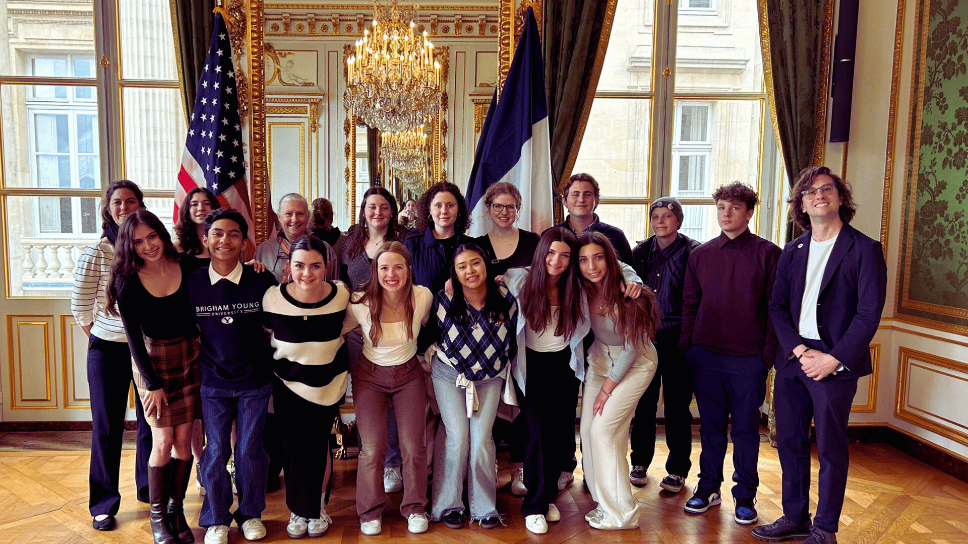 Denver Young Ambassadors Visit with US Embassy in Paris