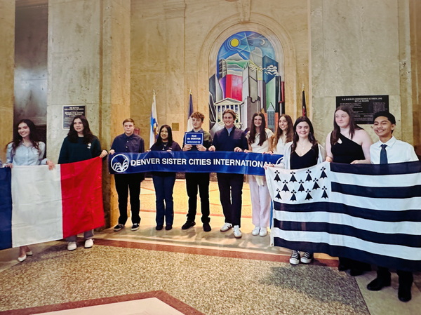 Denver City Council Acknowledges Our Young Ambassadors Student Exchange Brest, France