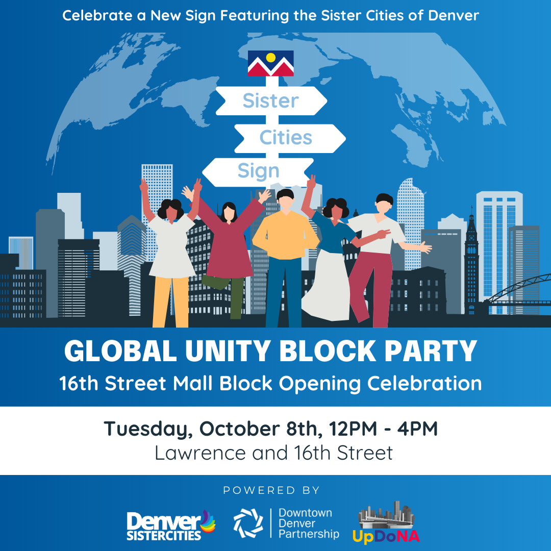 Global Unity Block Party: Sister Cities Sign Reveal