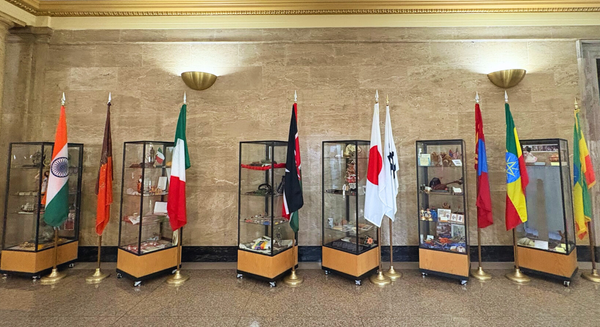 DSCI Display Cases at the City & County Building Bridge the World