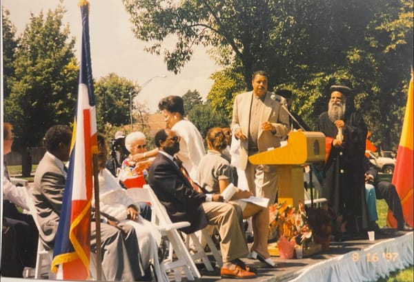 Honoring The Dedication of City of Axum Park in Denver, Colorado